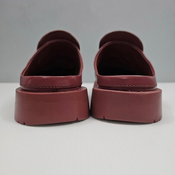 NEW Camper Mil 1978 Mule Loafer Womens EU 40 Red Leather Slide Backless Slip On - Picture 10 of 13